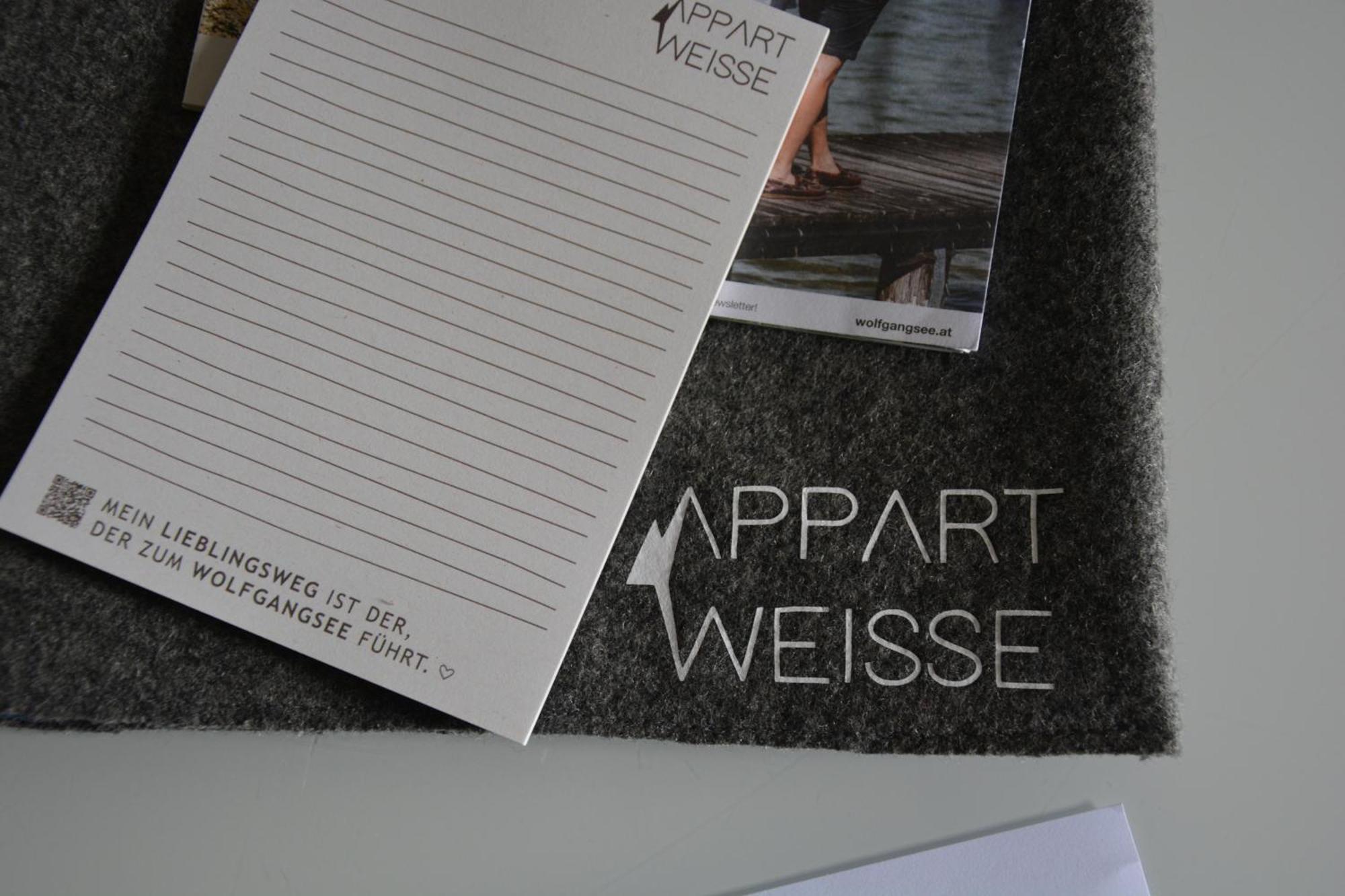 Appart Weisse Urlauben Am Wolfgangsee Санкт Гильген Экстерьер фото